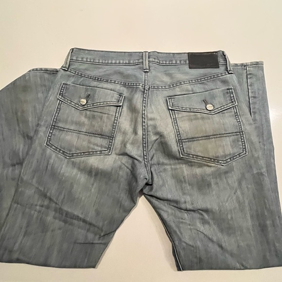Levis Denizen 218 Slim Straight Fit Mens Size 34x30 Blue Jean Light Wash - Picture 4 of 9